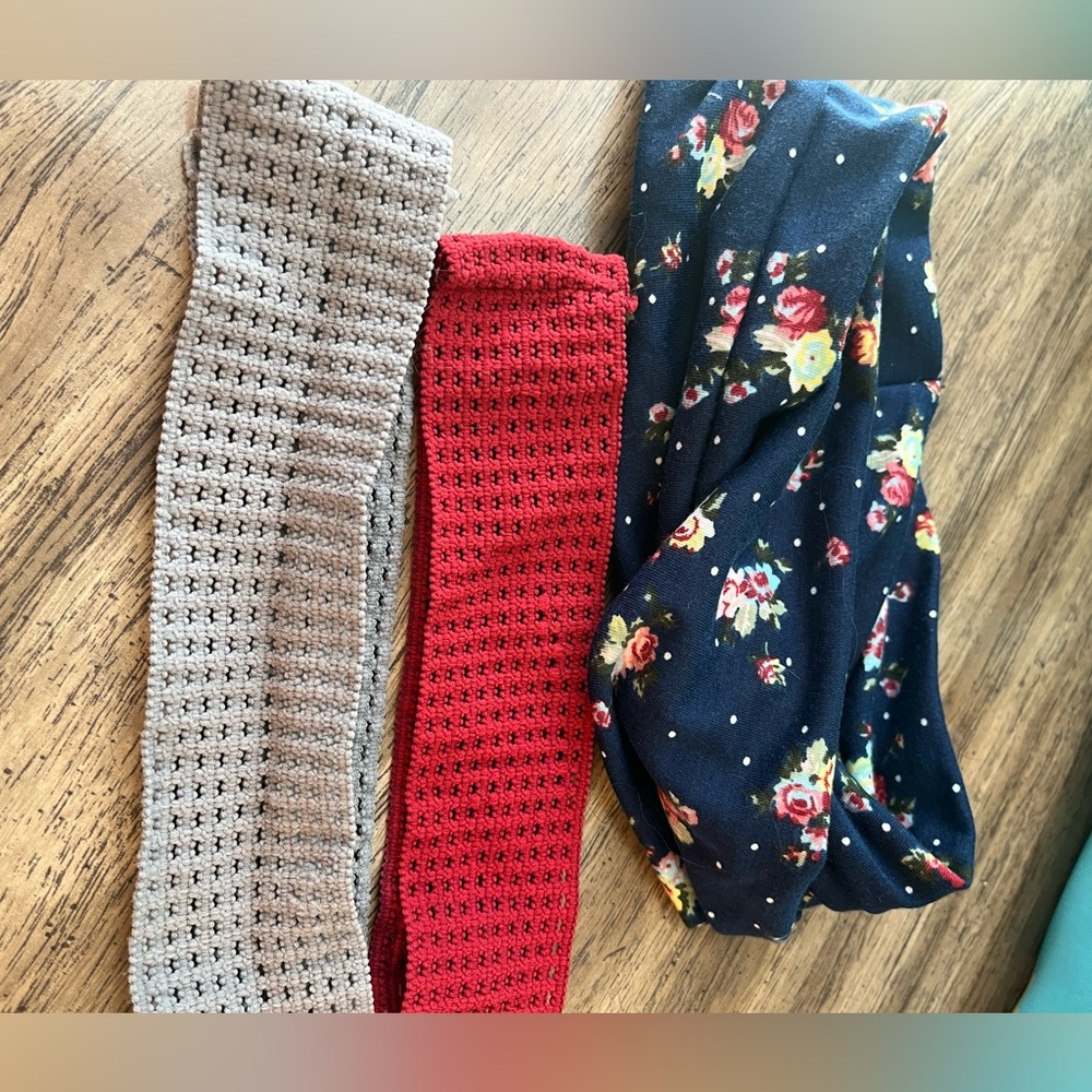 Floral and Knit Headbands